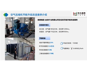 南钢集团-金安矿业有限公司空压机节能升级改造案例